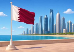 Qatarのイラスト