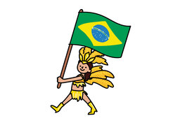Brazilのイラスト