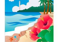 Hawaiiのイラスト