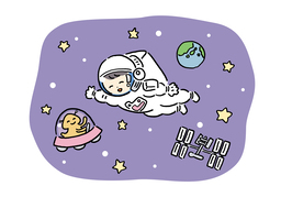 astronautのイラスト