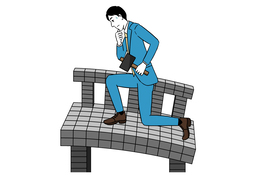 carefullyのイラスト