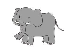 elephantのイラスト