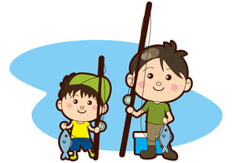 fishingのイラスト