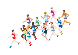 marathonのイラスト