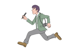 reporterのイラスト