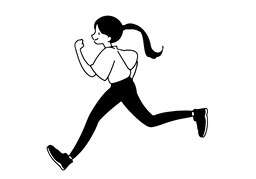 runのイラスト
