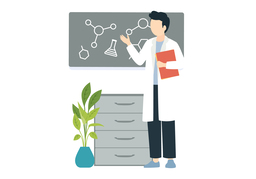 scientistのイラスト