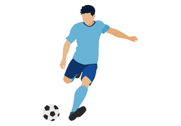 soccerのイラスト