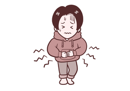 stomachacheのイラスト