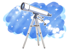 telescopeのイラスト