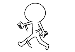 walkのイラスト