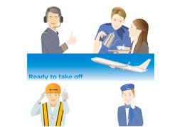 airlineのイラスト