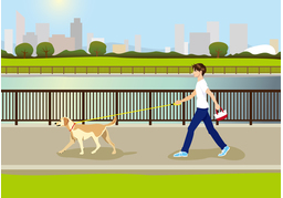 alongのイラスト