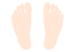 barefootのイラスト
