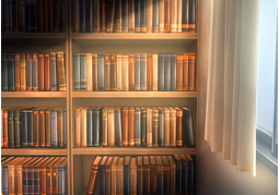 bookshelfのイラスト