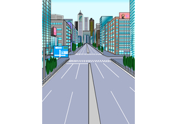 boulevardのイラスト