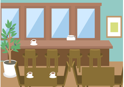 cafeのイラスト