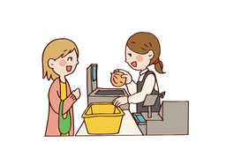 cashierのイラスト