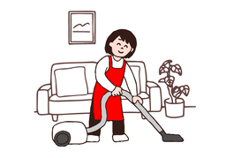 cleaningのイラスト