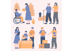 contributionのイラスト