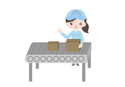 conveyorのイラスト