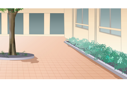 courtyardのイラスト