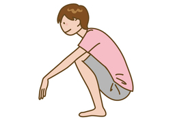 crouchのイラスト