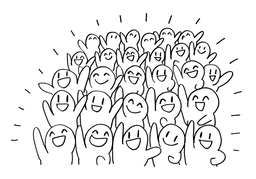 crowdのイラスト