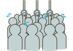 crowdedのイラスト