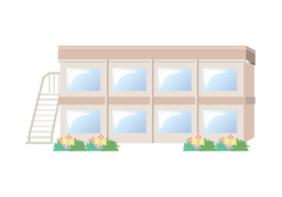 dormitoryのイラスト