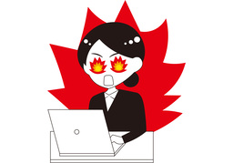 eagerのイラスト