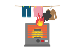 flammableのイラスト