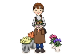 floristのイラスト