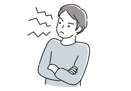 frustrationのイラスト