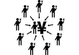 fundraiserのイラスト