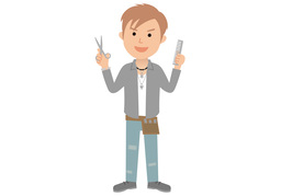 hairdresserのイラスト