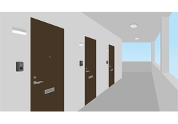 hallwayのイラスト