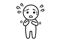 hesitationのイラスト