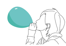 inflateのイラスト