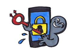 infringeのイラスト