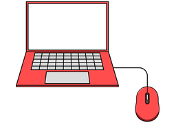 laptopのイラスト