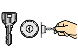 lockのイラスト