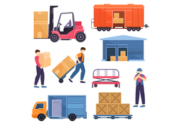 logisticsのイラスト