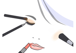 makeupのイラスト