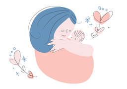 maternalのイラスト
