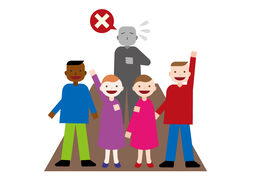 obstructionのイラスト