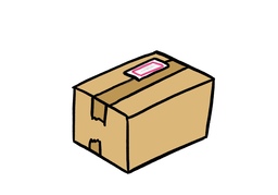 parcelのイラスト