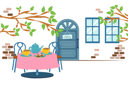 patioのイラスト