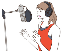 recordingのイラスト
