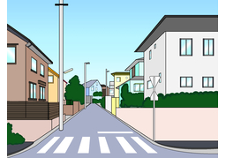 residentialのイラスト